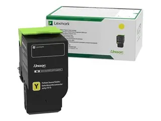 Lexmark - Ekstra høy ytelse - gul original - tonerpatron LCCP, LRP - for Lexmark CS421, CS521, CS622, CX421, CX522, CX622, CX625
