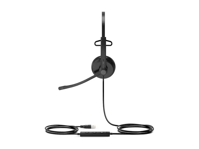 Yealink UH34 Mono - Hodesett on-ear kablet USB svart UC-sertifisert