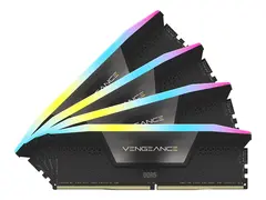 CORSAIR Vengeance RGB - DDR5 - sett 96 GB: 4 x 24 GB - DIMM 288-pin - 3200 MHz / PC5-51200 - CL32 - 1.4 V - ikke-bufret - svart