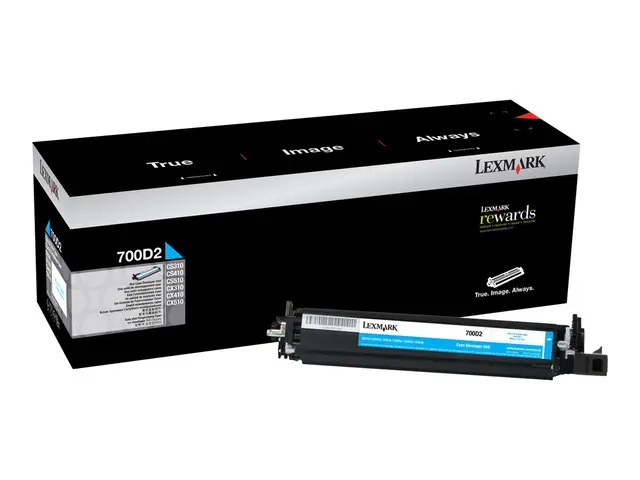 Lexmark 700D2 - Cyan - original - fremkallersett LCCP - for Lexmar...