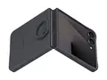 Samsung EF-PF766 - Baksidedeksel for mobiltelefon med ring - silikon - svart