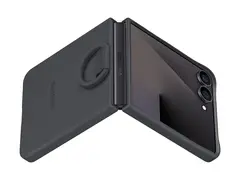 Samsung EF-PF766 - Baksidedeksel for mobiltelefon med ring - silikon - svart