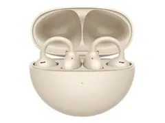 Huawei FreeBuds - True wireless-hodetelefoner med mikrofon &#229;pent &#248;re - aktiv st&#248;ydemping - beige