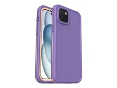 OtterBox FRE - Beskyttende vanntett eske for mobiltelefon MagSafe-samsvar - TPE, polykarbonat, herdbar elastomer - plommeregel (lilla) - for Apple iPhone 15 Plus