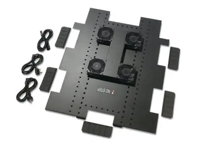 APC Roof Fan Tray - Systemviftebrett - AC 208/230 V - svart - for ...