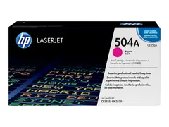 HP 504A - Magenta - original - LaserJet - tonerpatron (CE253A) for Color LaserJet CM3530 MFP, CM3530fs MFP, CP3525, CP3525dn, CP3525n, CP3525x