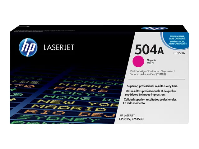 HP 504A - Magenta - original - LaserJet - tonerpatron (CE253A) - f...