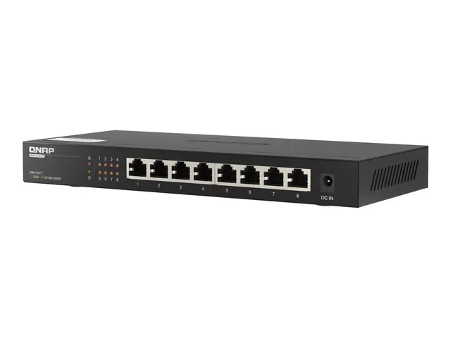 QNAP QSW-1108-8T - Switch - ikke-styrt - 8 x 10/100/1000/2.5G - st...