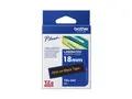 Brother TZe-344 - Standardklebemiddel - gull på sort Rull (1,8 cm x 8 m) 1 kassett(er) laminert teip - for Brother PT-D600, P750, P950; P-Touch PT-18, 3600, 9800, D450, D800, E500, E550, P750, P900