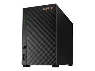 ASUSTOR Drivestor 2 AS1202T - Gen 2 - NAS-server 2 brønner - SATA 6Gb/s - RAID 1, JBOD, 0 - RAM 1 GB - 2.5 Gigabit Ethernet - iSCSI støtte