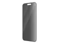 PanzerGlass - Skjermbeskyttelse for mobiltelefon glass - med personvernsfilter - rammefarge svart - for Apple iPhone 14 Pro Max
