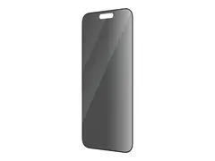 PanzerGlass - Skjermbeskyttelse for mobiltelefon glass - med personvernsfilter - rammefarge svart - for Apple iPhone 14 Pro Max
