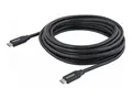 StarTech.com 4m USB C Cable w/ PD 13ft USB Type C Cable - 5A Power Delivery - USB 2.0 USB-IF Certified - USB 2.0 Type-C Cable - 100W/5A (USB2C5C4M) - USB type C-kabel - 24 pin USB-C til 24 pin USB-C - 4 m