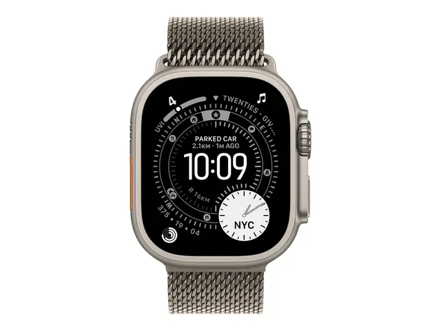 Apple - Sløyfe for smart armbåndsur 49 mm, naturlig titanfinish St...
