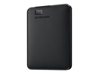 WD Elements Portable WDBUZG0010BBK Harddisk - 1 TB - ekstern (b&#230;rbar) - USB 3.0