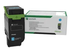 Lexmark - H&#248;y ytelse - cyan - original - boks tonerpatron LCCP, LRP