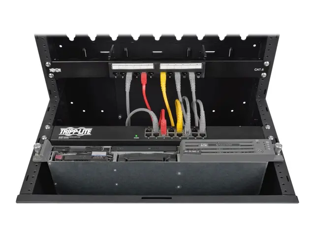 Eaton Tripp Lite Series 12U Wallmount Low Profile Vertical Rack En...
