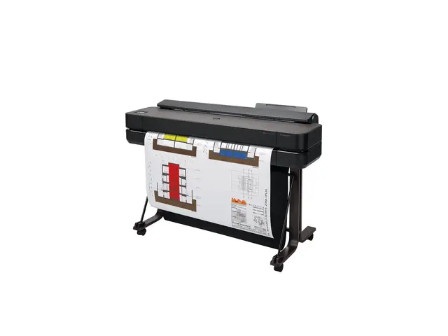 HP DesignJet T650 - 24" storformatsskriver farge ink-jet Rull A1 6...
