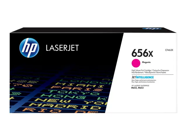 HP 656X - Høy ytelse - magenta - original - LaserJet - tonerpatron...