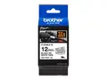 Brother TZe-FX231 - Selv-adhesiv - svart p&#229; hvitt Rull (1,2 cm x 8 m) 1 kassett(er) laminert teip - for P-Touch PT-E310, E550, P900; P-Touch Cube PT-P910; P-Touch Cube Pro PT-P910
