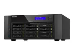 QNAP TS-h1290FX - NAS-server - 12 brønner SATA 6Gb/s / PCIe (NVMe) / U.2 - RAM 64 GB - 25 Gigabit Ethernet / 2.5 Gigabit Ethernet - iSCSI støtte