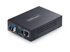 Startech - Fibermedieomformer - 1GbE - over fiberoptikk 10Base-T, 1000Base-LX, 100Base-TX, 1000Base-T - LC Duplex enkeltmodus / RJ-45 - opp til 40 km - 1310 nm - TAA-samsvar