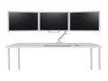 Ergotron HX - Monteringskomponent (h&#229;ndtak, 3 svingtapper, trippelhengslet bue) for 3 LCD-skjermer - hvit - skjermst&#248;rrelse: inntil 24&quot; - armmonterbar - for P/N: 45-475-216