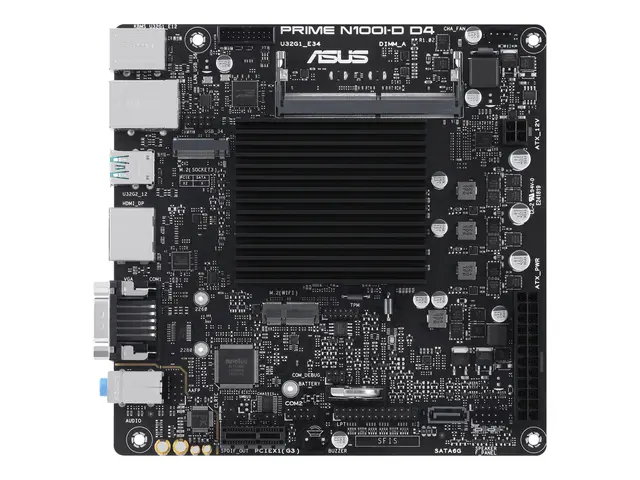 ASUS PRIME N100I-D D4 - Hovedkort mini-ITX Intel N-series N100 USB...
