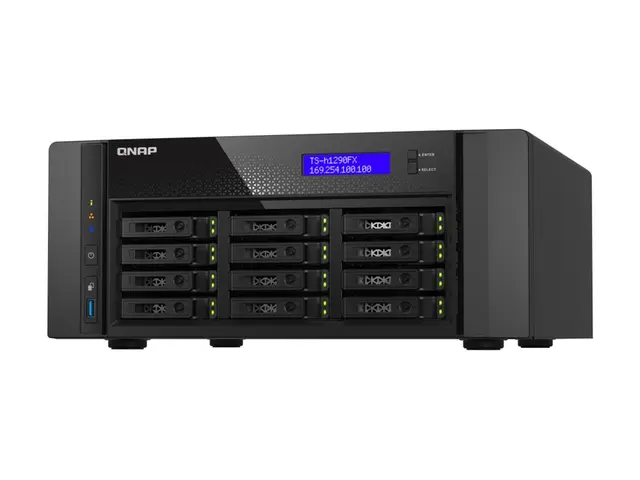 QNAP TS-h1290FX - NAS-server 12 brønner SATA 6Gb/s / PCIe (NVMe) U...