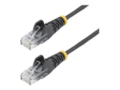 STARTECH 3M SLIM CAT6 CABLE - BLACK SNAGLESS - 28 AWG COPPER WIRE