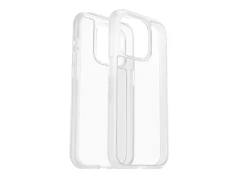 OtterBox React Series - Baksidedeksel for mobiltelefon termoplastisk elastomer (TPE), polykarbonat - blank - for Apple iPhone 15 Pro