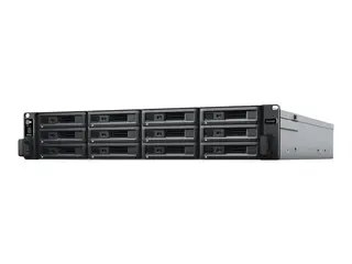 Synology RX1223RP Expansion Unit - Lagerskap 12 brønner (SATA) - kan monteres i rack - 2U - for Synology HAT5300, RKS-02, SAT5210