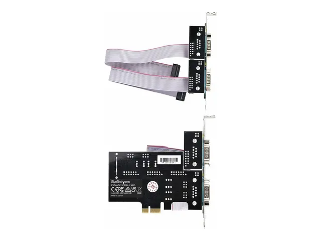 Startech 4-Port Serial PCIe Card, Quad-Port PCI Express to RS232/R...