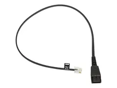 Jabra - Hodetelefonkabel - RJ-10 hann til Quick Disconnect hann koksgr&#229; - for Jabra GN 2100, GN 2200 Duo, GN 2200 Mono