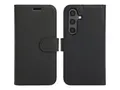 iiglo - Lommebok for mobiltelefon - 2-i-1 polyuretanlær - svart - for Samsung Galaxy S24