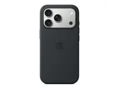 Apple - Baksidedeksel for mobiltelefon - MagSafe-samsvar silikon - svart - for iPhone 17 Pro