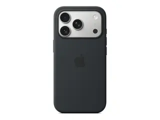Apple - Baksidedeksel for mobiltelefon - MagSafe-samsvar silikon - svart - for iPhone 17 Pro