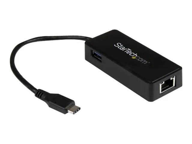 StarTech.com USB-C to Ethernet Gigabit Adapter - Thunderbolt 3 Com...