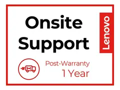 Lenovo Post Warranty Onsite - Utvidet serviceavtale deler og arbeid (for notebook'er) - 1 år - på stedet - for ThinkPad P14s Gen 3 21AL; P15v Gen 3 21D9; T15p Gen 3 21DB