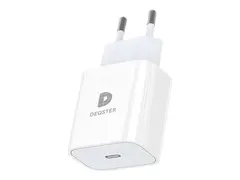 Deqster - Strømadapter - 20 Wh - 3 A (24 pin USB-C) hvit - Europa