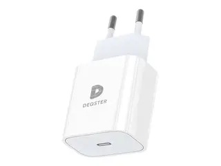 Deqster - Strømadapter - 20 Wh - 3 A (24 pin USB-C) hvit - Europa