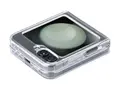 Cellular Line Impact Clear - Lommebok for mobiltelefon hard back - gummi - gjennomsiktig - for Samsung Galaxy Z Flip6, Z Flip7 FE