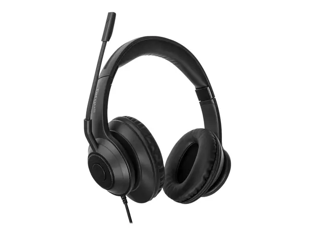 Targus AEH102GL - Hodesett on-ear konvertibel kablet USB-A lydisol...