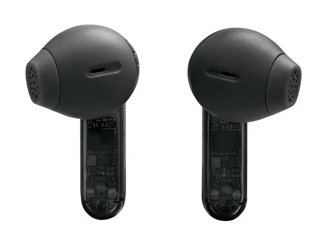 JBL TUNE Flex 2 - Ghost Edition - True wireless-hodetelefoner med mikrofon i øret - Bluetooth - aktiv støydemping - spøkelsessvart 