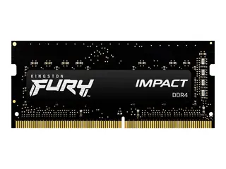 Kingston FURY Impact - DDR4 - sett - 16 GB: 2 x 8 GB SO DIMM 260-pin - 1600 MHz / PC4-25600 - ikke-bufret