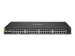 HPE Aruba Networking CX 6000 48G Class4 PoE 4SFP 740W Switch Switch - L3 - Styrt - 48 x 10/100/1000 (PoE+) + 4 x Gigabit SFP (opplink) - rackmonterbar - PoE+ (740 W) - for CX 6000 48G Class4 PoE 4SFP 740W Switch