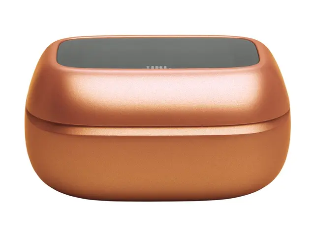 JBL LIVE Beam 4 - True wireless-hodetelefoner med mikrofon i øret - Bluetooth - aktiv støydemping - oransje 