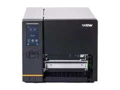Brother TJ-6421TN - Etikettskriver - direktetermisk / termisk overføring Rull (17,27 cm) - 203 dpi - inntil 304.8 mm/sek - seriell, USB 2.0, USB-vert, LAN