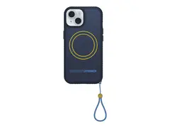 OtterBox Sole Series - Baksidedeksel for mobiltelefon MagSafe-samsvar - stoff - real quiet (blue) - for Apple iPhone 13, 14, 15, 16e