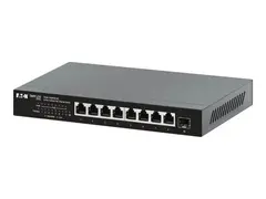 Eaton Tripp Lite series Desktop Gigabit Ethernet Unmanaged Switch, PoE+ Pass-Through 8-Port 2.5 Gbps 100W Metal switch - 8 porter - ikke-styrt - TAA-samsvar